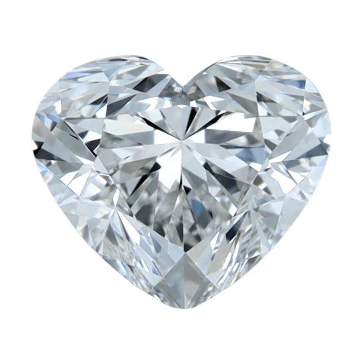 0,91 Karat GIA-zertifizierter natürlicher Diamant Herz-Brillant
