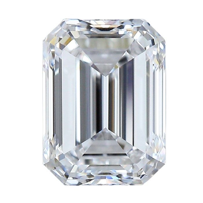 1.01 Carat IGI Certified Natural Diamond Emerald Cut