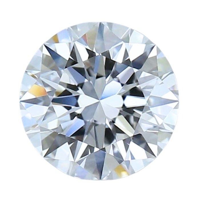 Brilliant 0.90ct Triple Excellent Ideal Cut Round-Shaped Diamond - IGI Certified