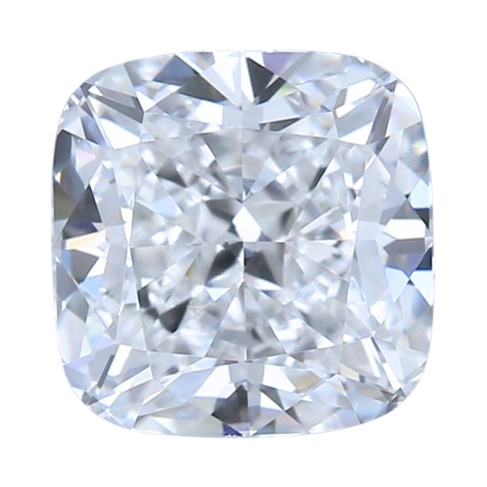 Brilliant 1.00ct Double Excellent Ideal Cut Cushion-Shaped Diamond - IGI Certified