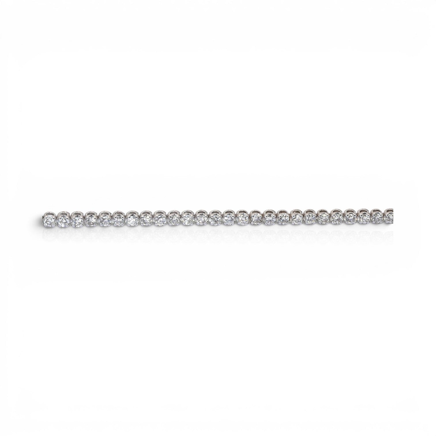1.20 Carats IGI Certified Natural Diamonds 18k White Gold Tennis Bracelet