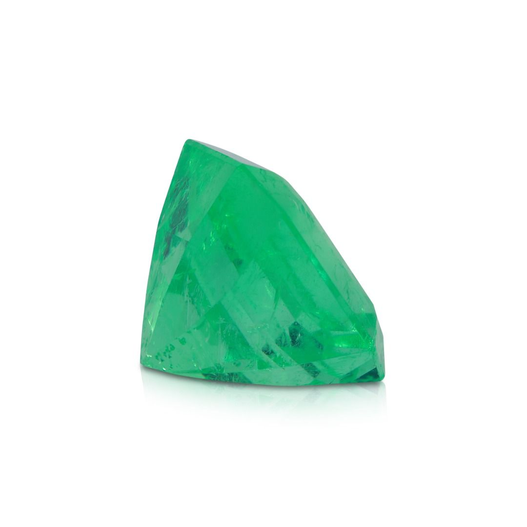 Rare GRS Certified Colombian 22.28ct Emerald Natural Gemstone