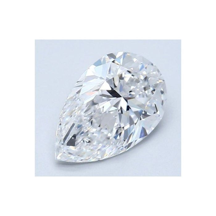 Radiant 6.13ct Pear-Shaped Natural Diamond - IGI Certified