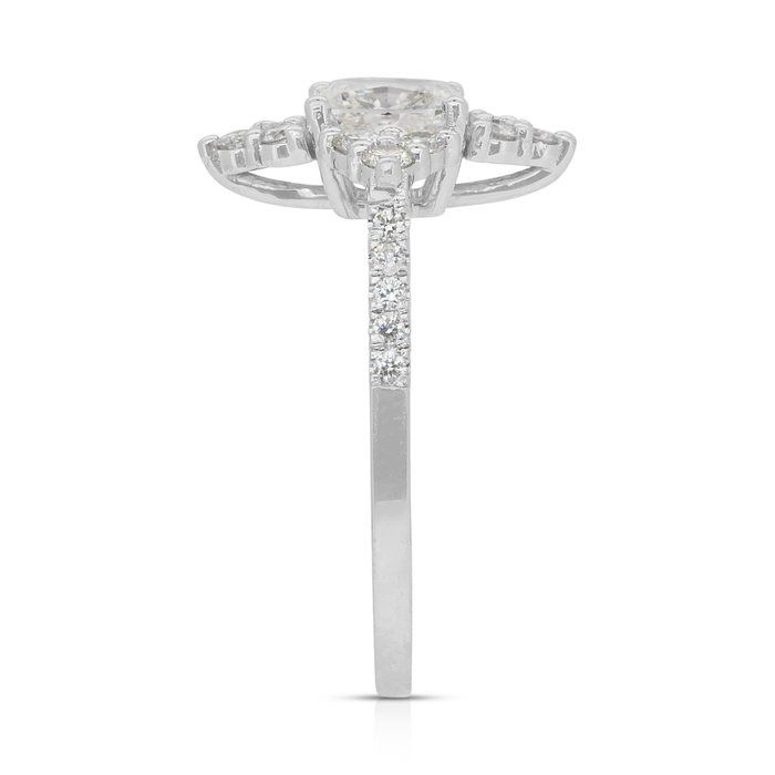 Dazzling 1.46ct Diamonds Ring in 18k White Gold