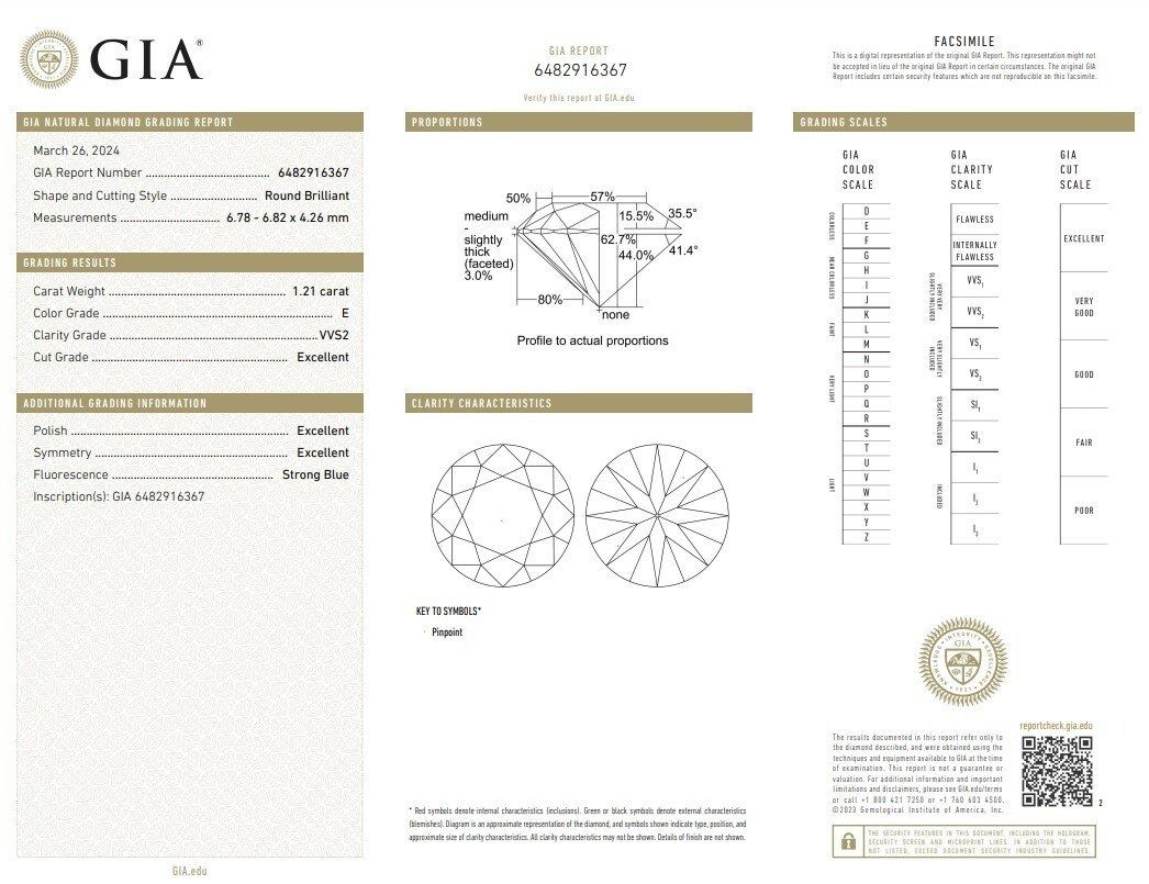 Brilliant 2 carat and 41points Triple Excellent Ideal Cut Pair of Round Brilliant Natural Diamonds