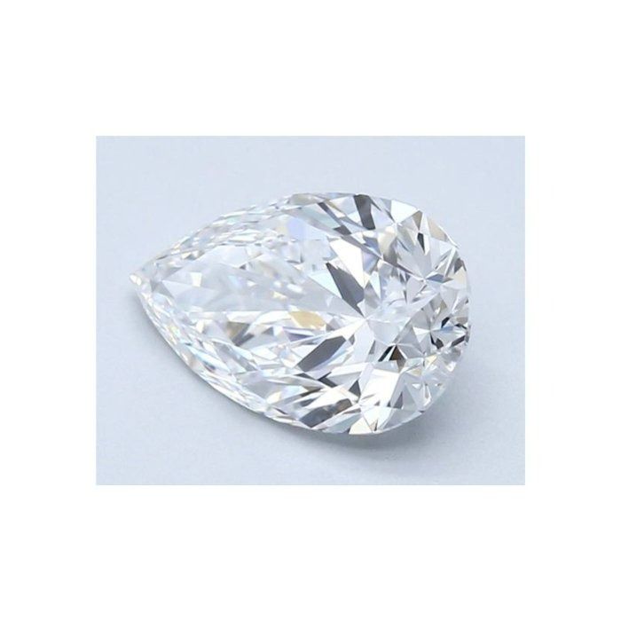 Radiant 6.13ct Pear-Shaped Natural Diamond - IGI Certified