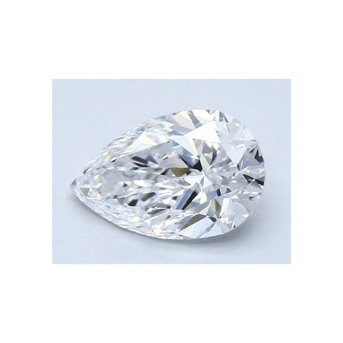 Radiant 6.13ct Pear-Shaped Natural Diamond - IGI Certified