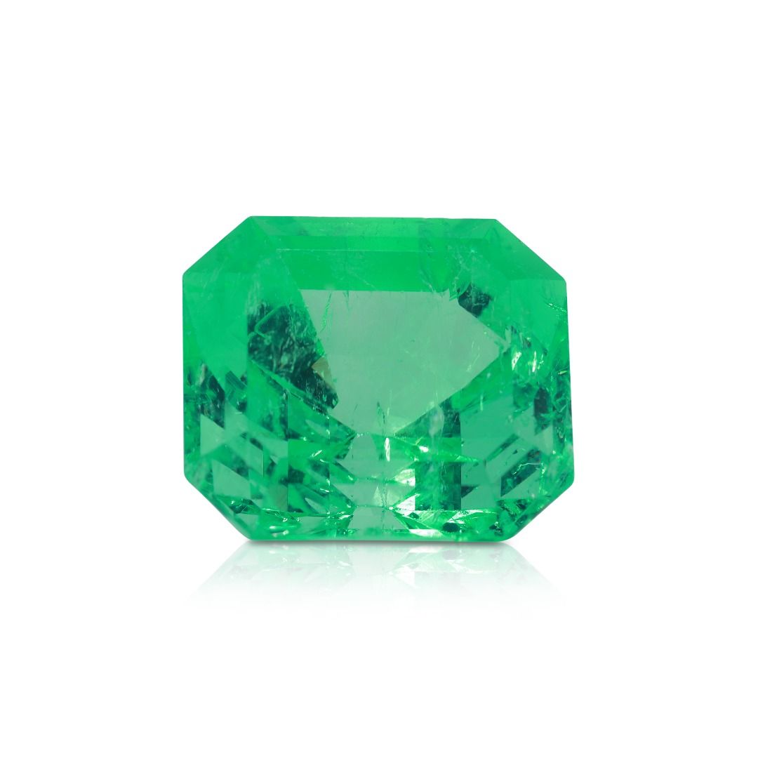Rare GRS Certified Colombian 22.28ct Emerald Natural Gemstone