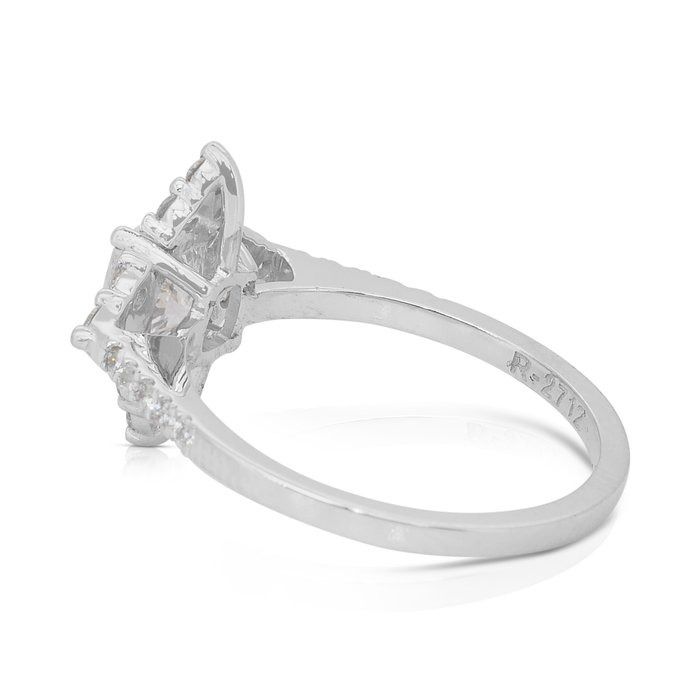 Dazzling 1.46ct Diamonds Ring in 18k White Gold