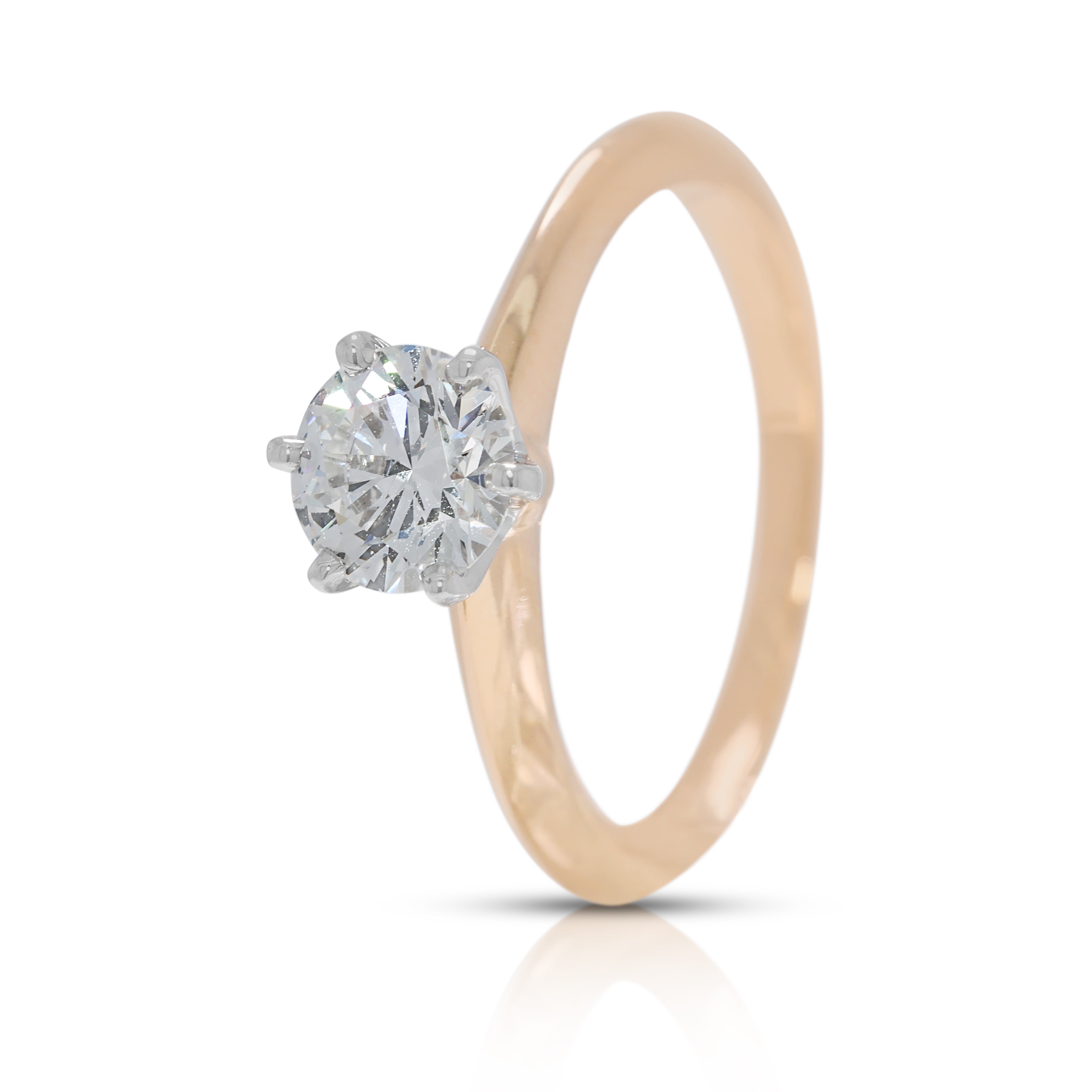 Iconic 0.72ct Tiffany & Co. Natural Diamond Platinum Solitaire Ring (Full Set)