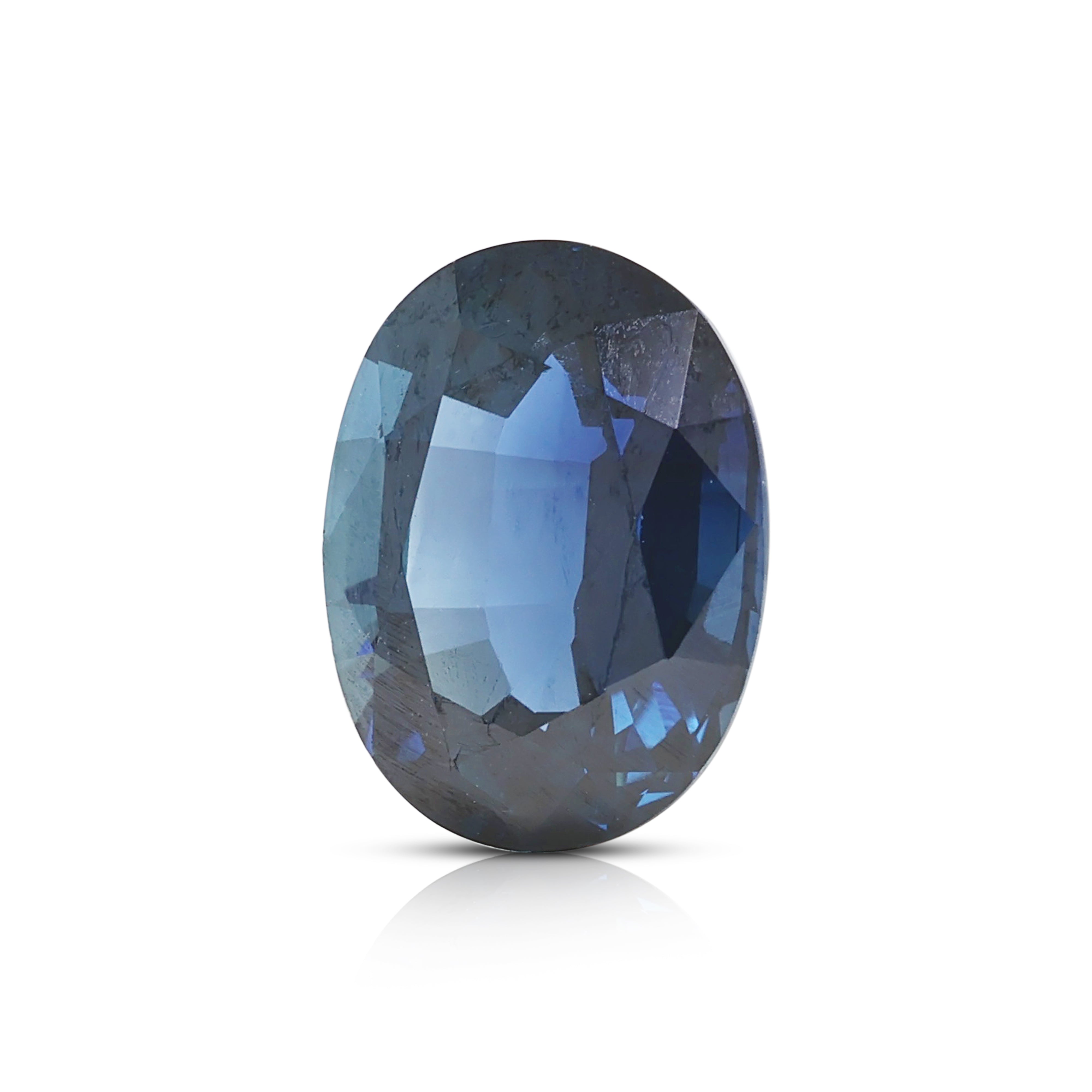 Magnificent 3.56ct Natural Unheated Blue Sapphire Loose Gemstone - GIA Certified