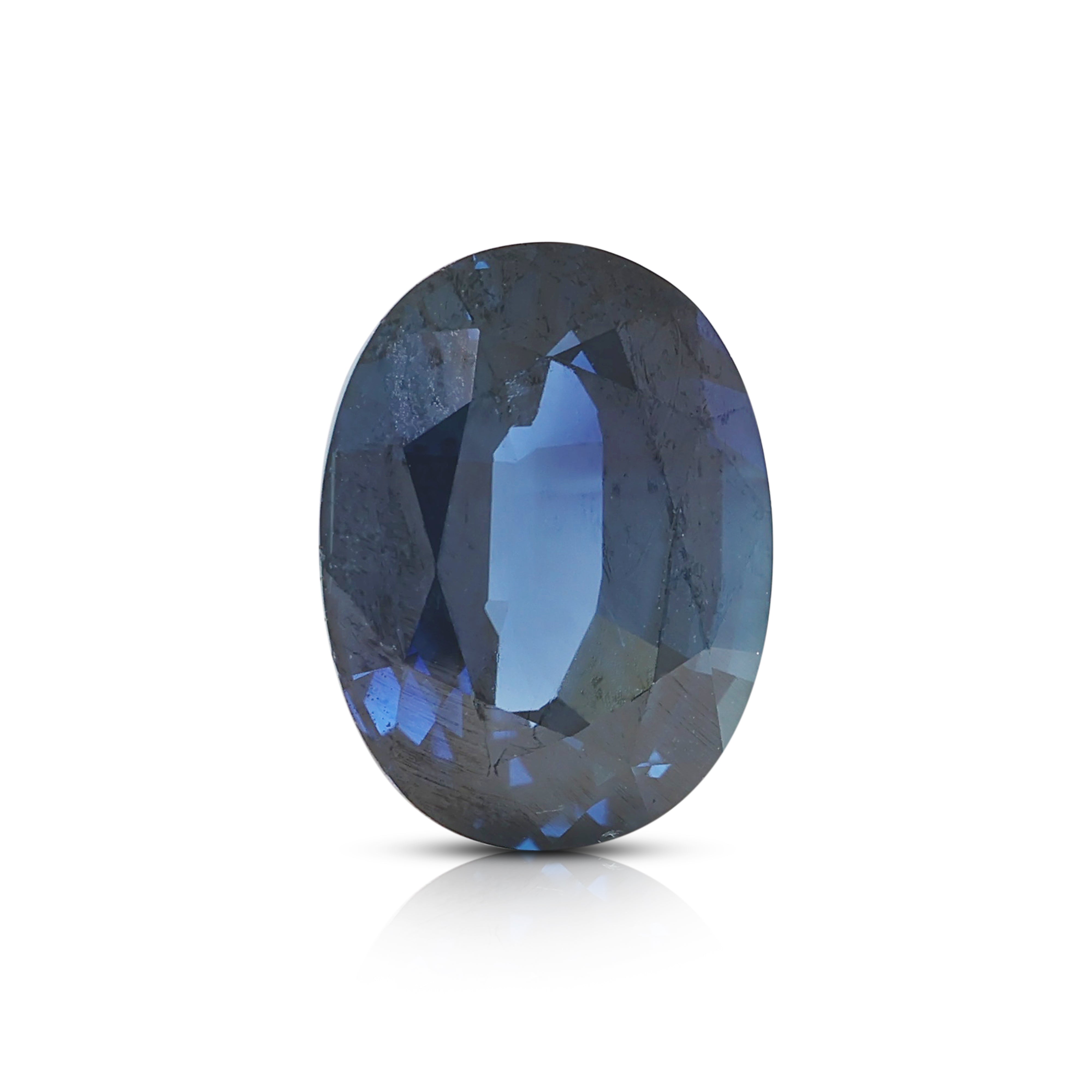 Magnificent 3.56ct Natural Unheated Blue Sapphire Loose Gemstone - GIA Certified