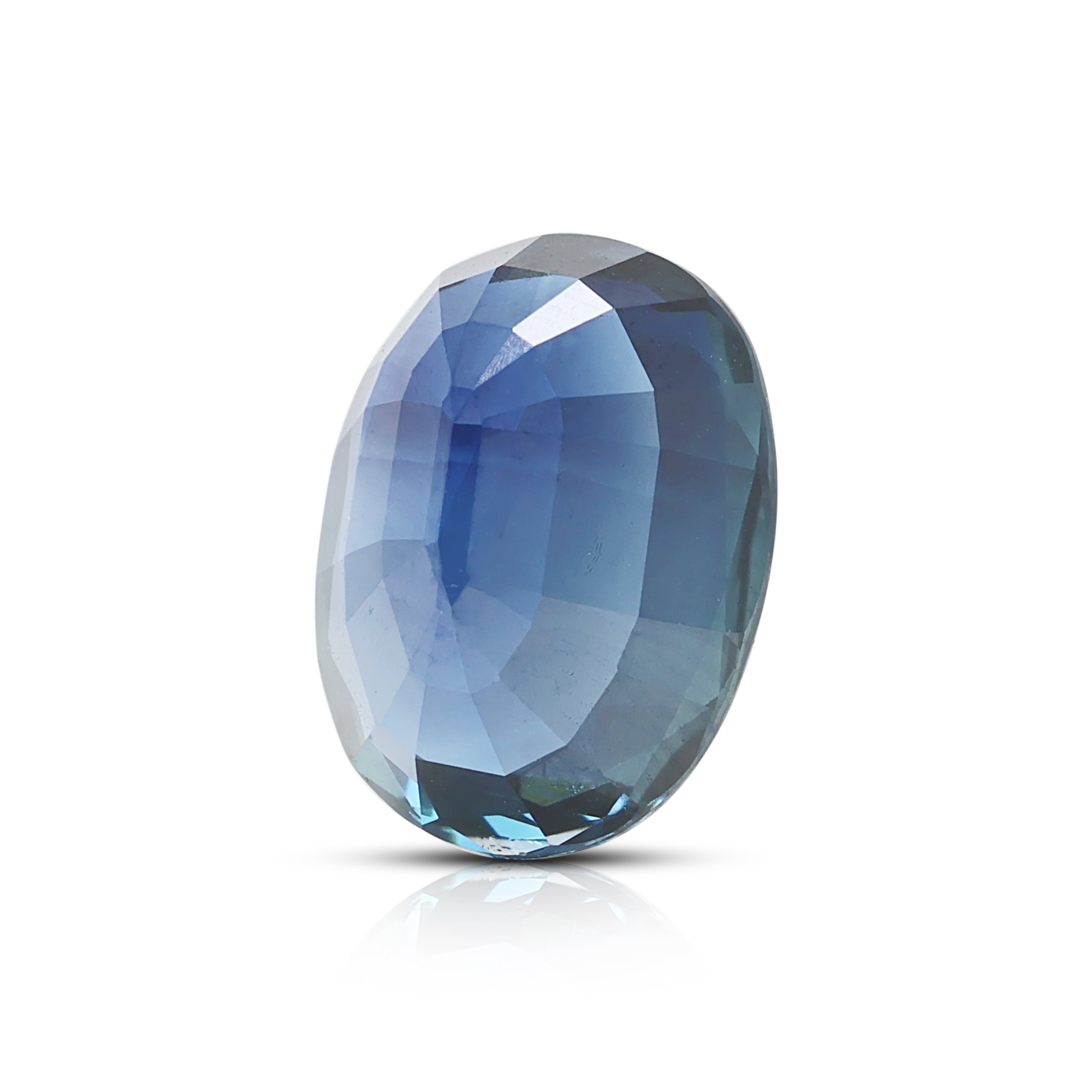 Magnificent 3.56ct Natural Unheated Blue Sapphire Loose Gemstone - GIA Certified