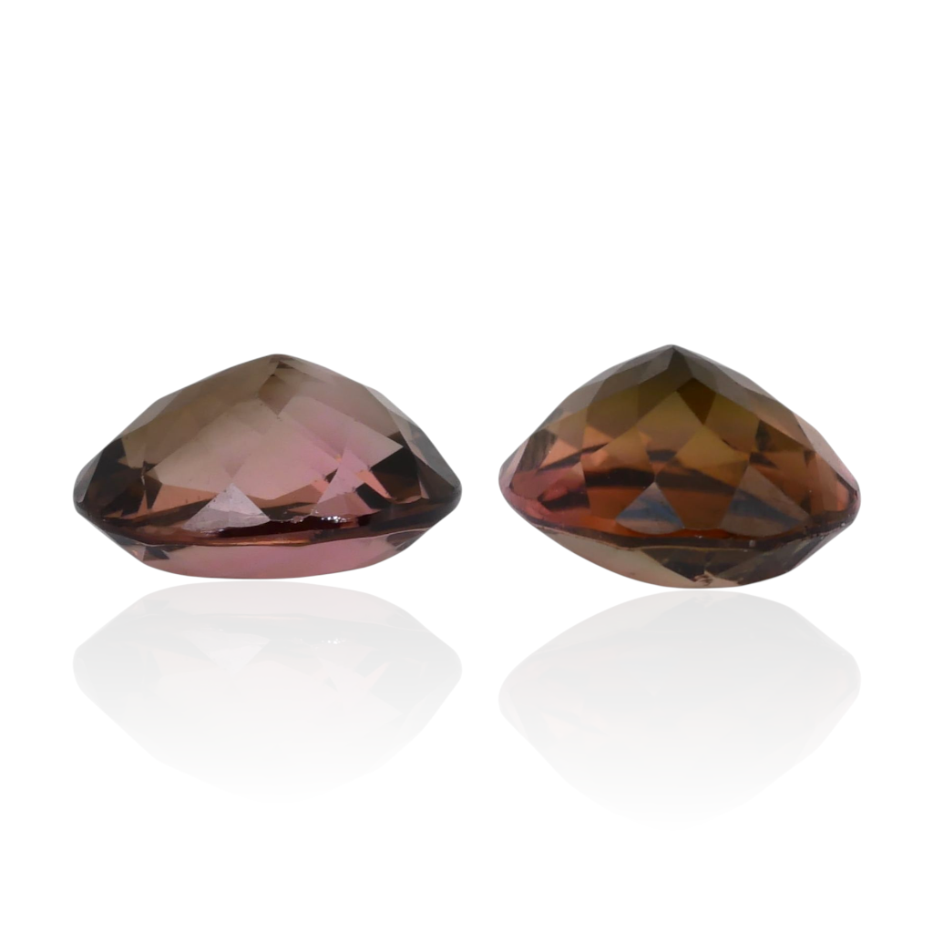 IGI Certified 5.17ct Pair of Oval-Shaped Tourmalines