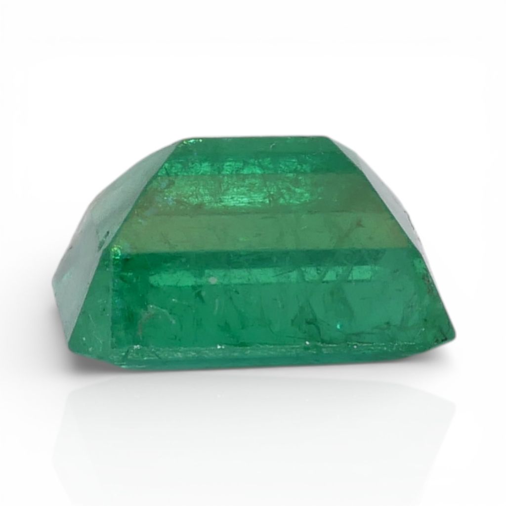 GIA Certified 3.00ct Octagonal-Shaped Emerald Gemstone