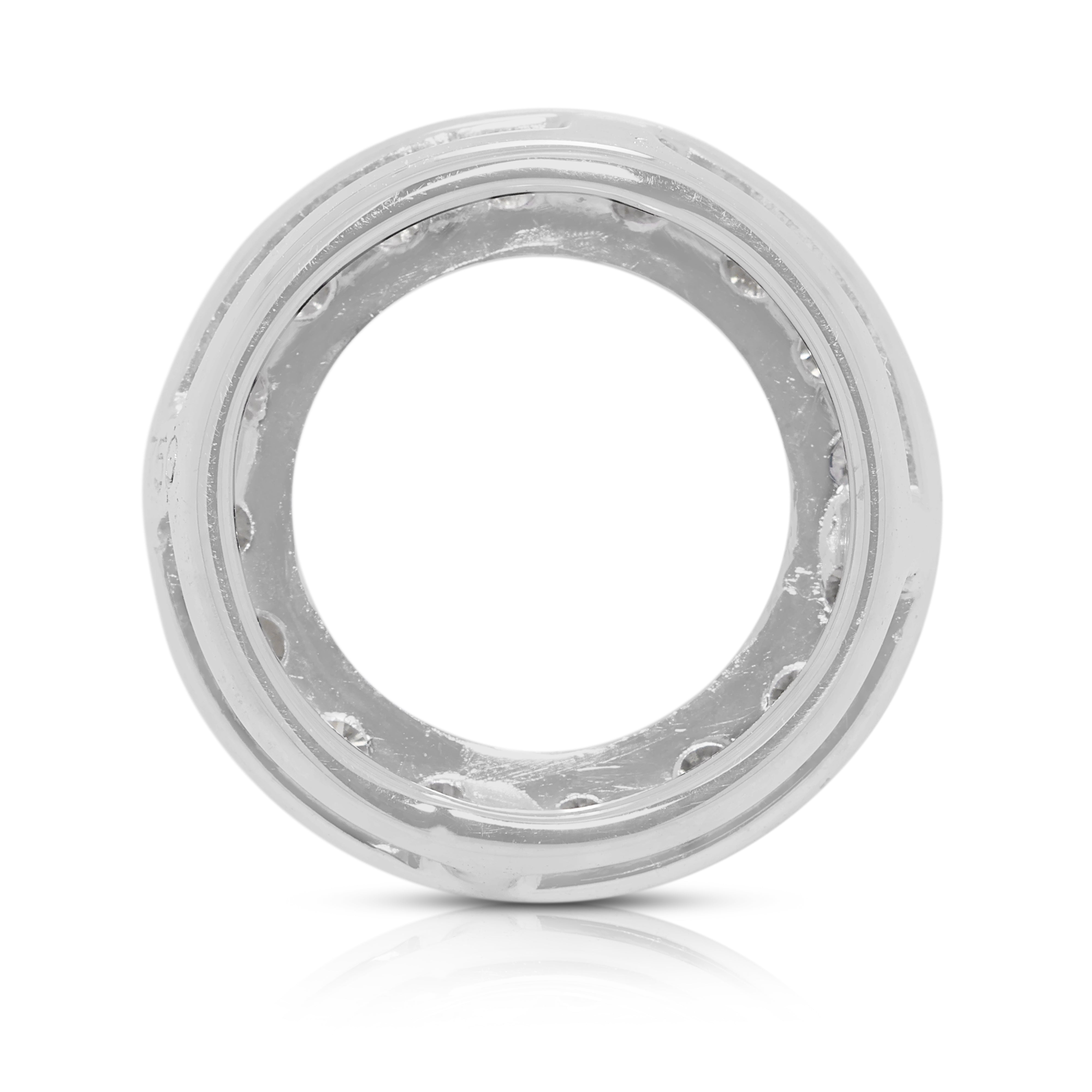 Classic 0.4ct Natural Diamond Pendant in 18K White Gold (New)