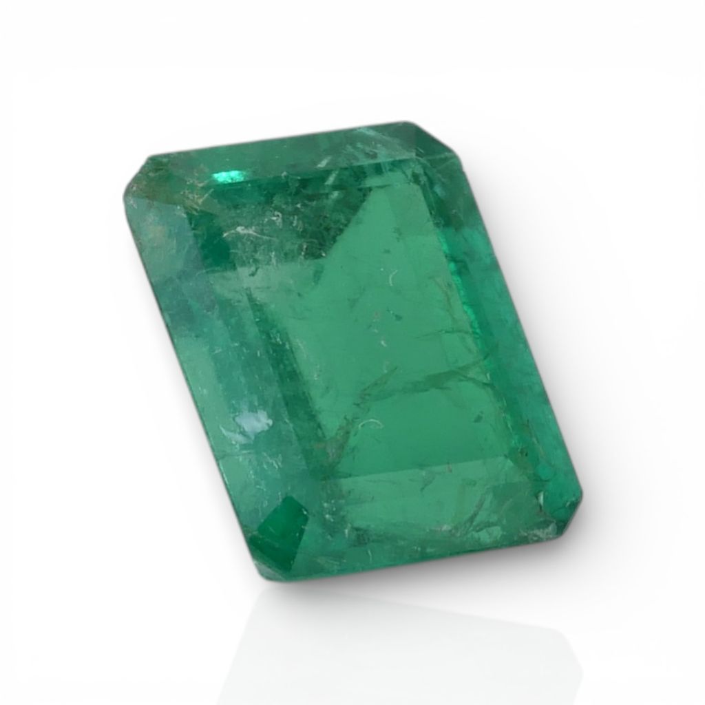 GIA Certified 3.00ct Octagonal-Shaped Emerald Gemstone