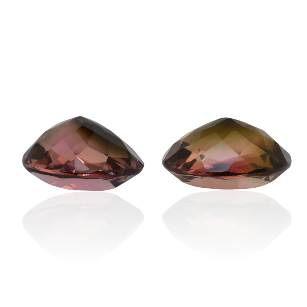 IGI Certified 5.17ct Pair of Oval-Shaped Tourmalines