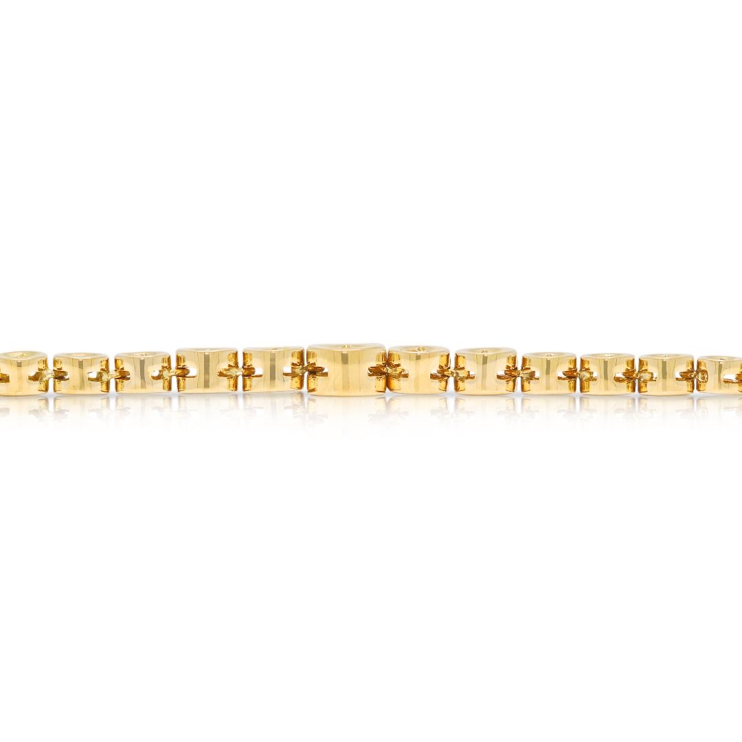 3,01 Karat IGI zertifizierter Naturdiamant 18K Gelbgold Halskette