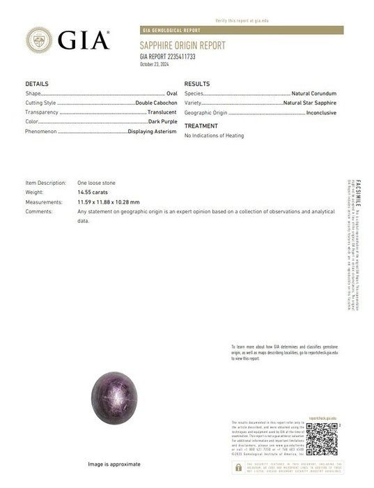 Captivating 14.74ct Sapphire and Diamonds Cocktail Ring in 18k Yellow Gold - GIA Certified