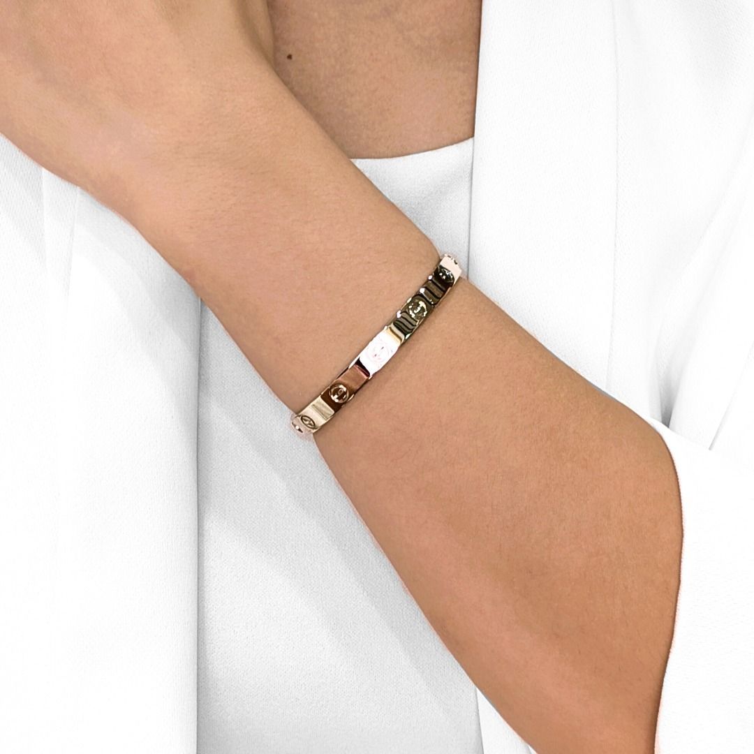 Iconic Cartier Love Bangle in 18K White Gold
