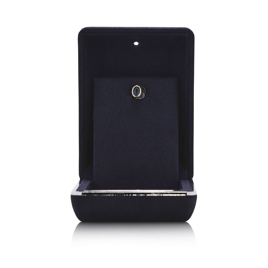Charming 0.08ct Sapphire Pendant in 18K Yellow Gold (New)