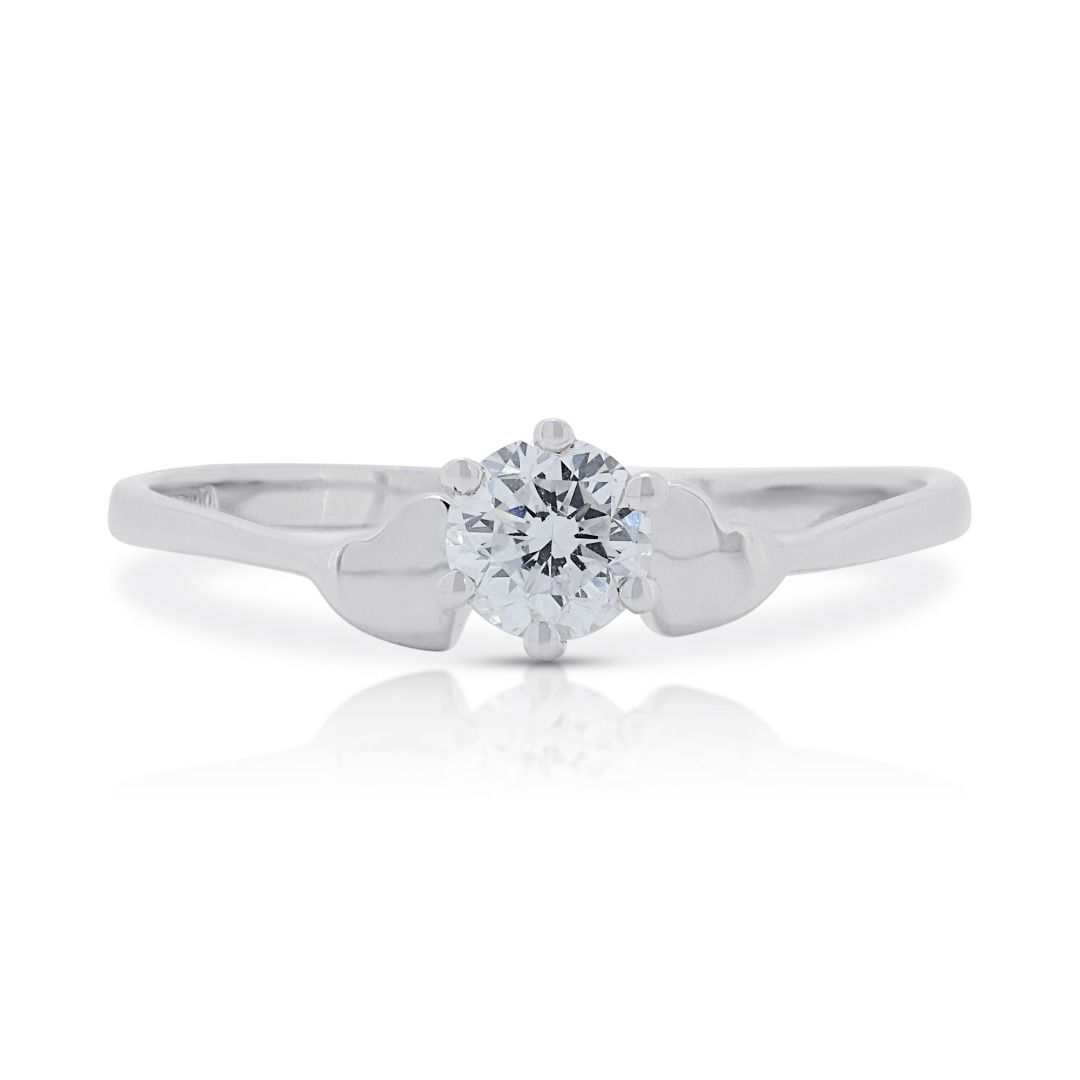 Classic 0.36ct Diamond Solitaire Ring in Platinum
