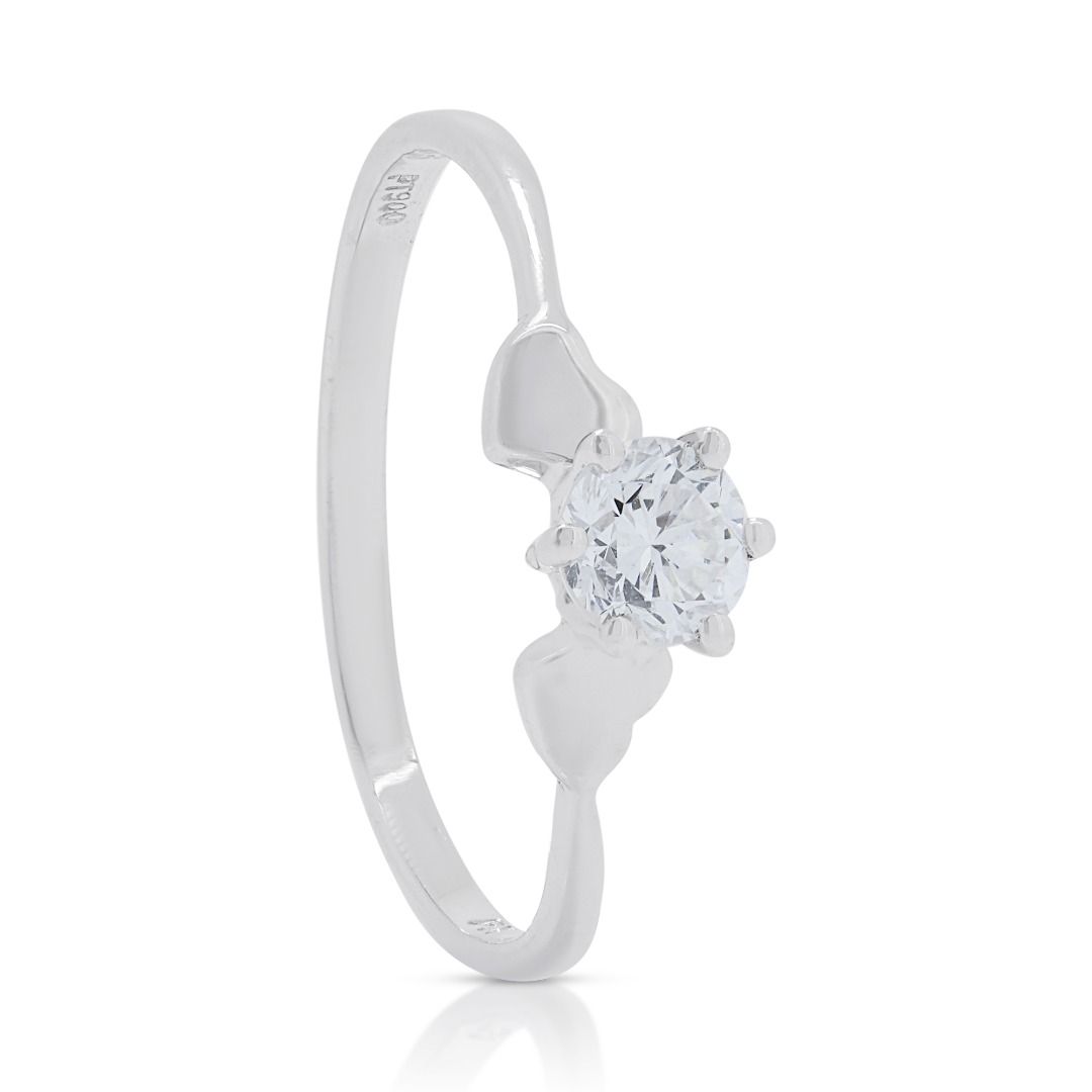 Classic 0.36ct Diamond Solitaire Ring in Platinum