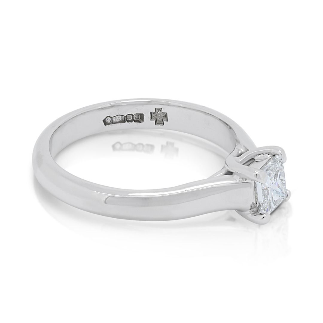 Classic 0.40ct Diamond Solitaire Ring in 14K White Gold