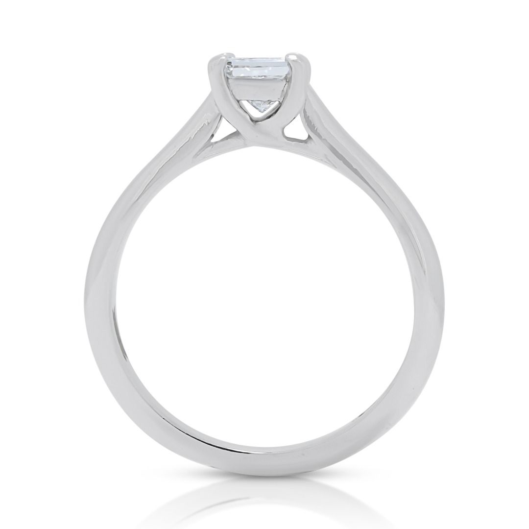 Classic 0.40ct Diamond Solitaire Ring in 14K White Gold