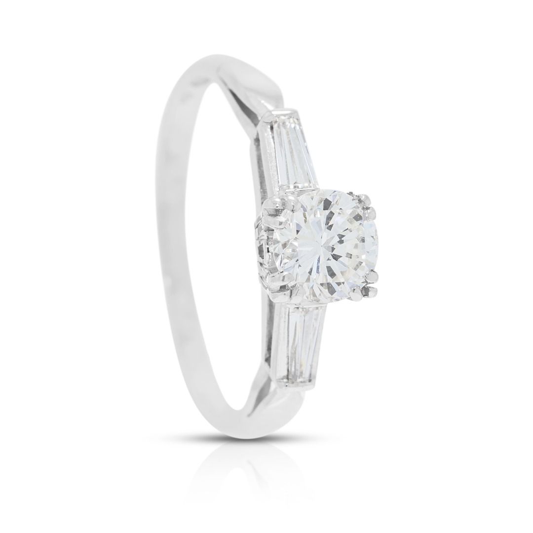 Classic 0.67ct Diamond Engagement Ring in Platinum