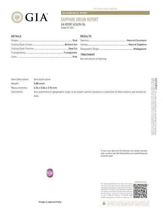 Dazzling 1.31ct Sapphire and Diamonds Cocktail Ring in 18k Rose Gold - GIA Certified