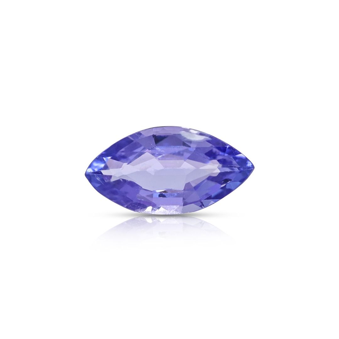 Electric 0.96ct Natural Blue Tanzanite Marquise Cut Gemstone