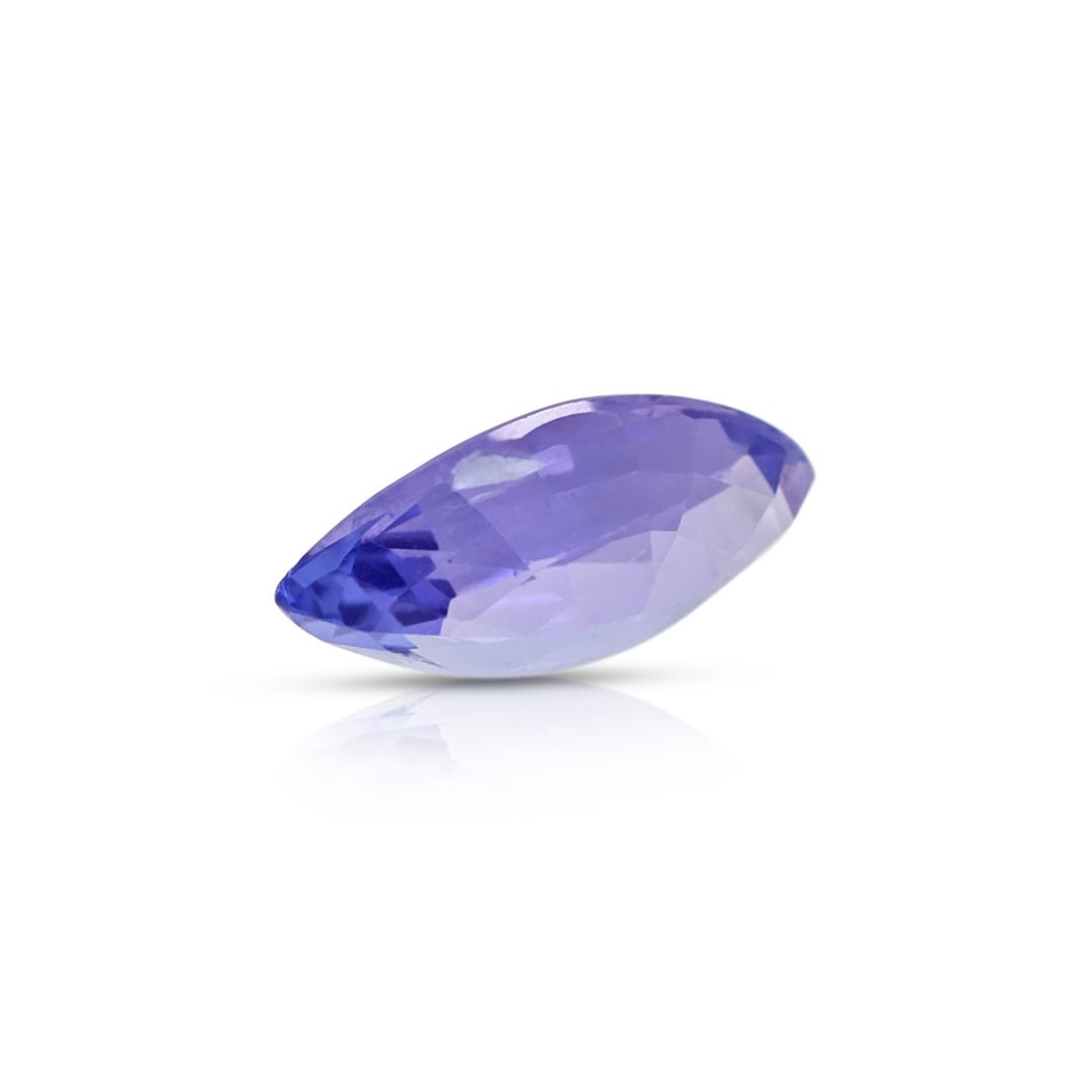 Electric 0.96ct Natural Blue Tanzanite Marquise Cut Gemstone