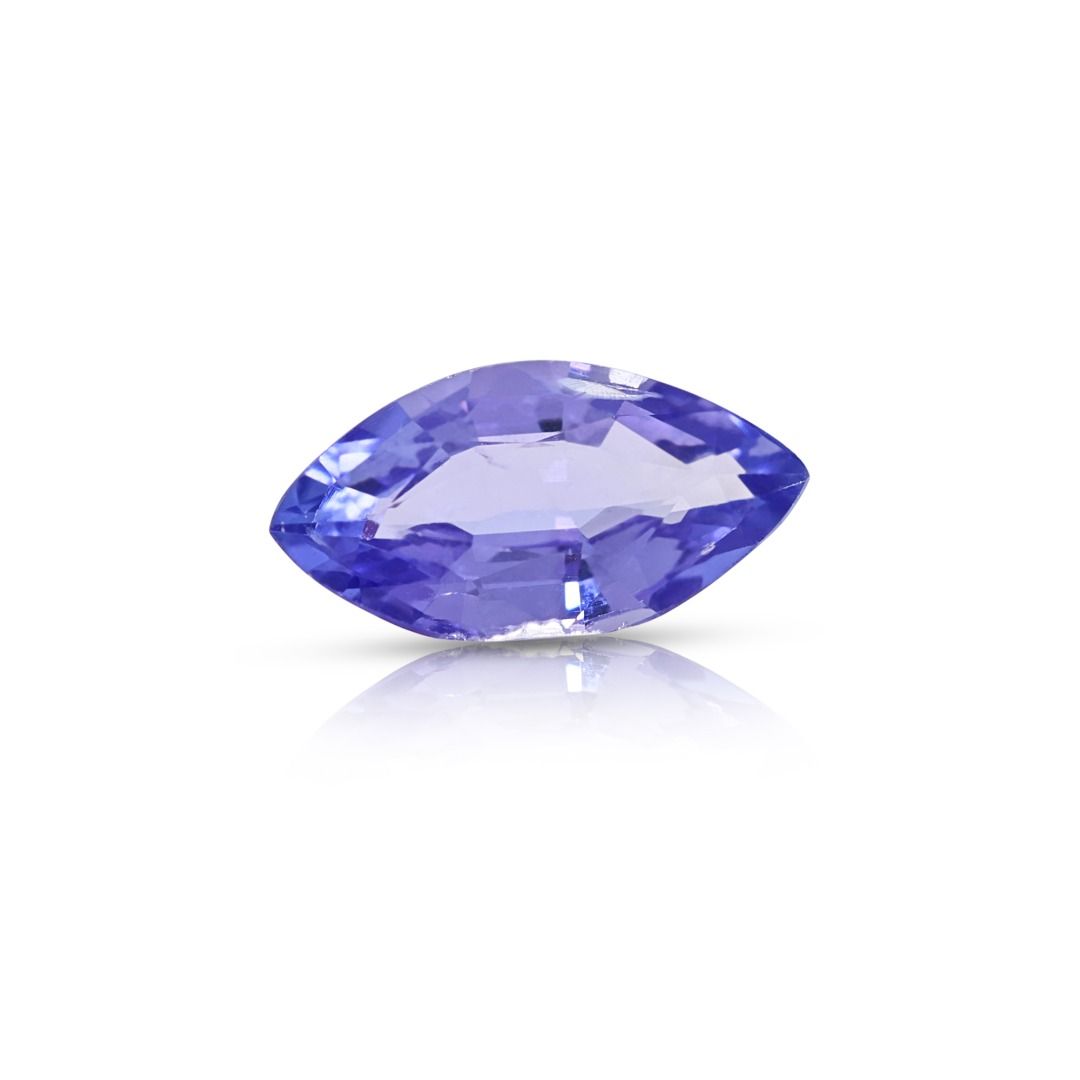 Electric 0.96ct Natural Blue Tanzanite Marquise Cut Gemstone