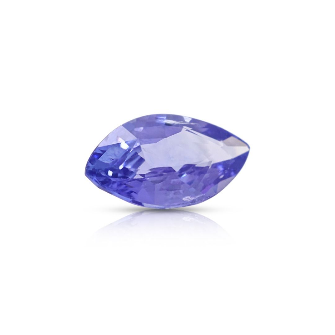 Electric 0.96ct Natural Blue Tanzanite Marquise Cut Gemstone