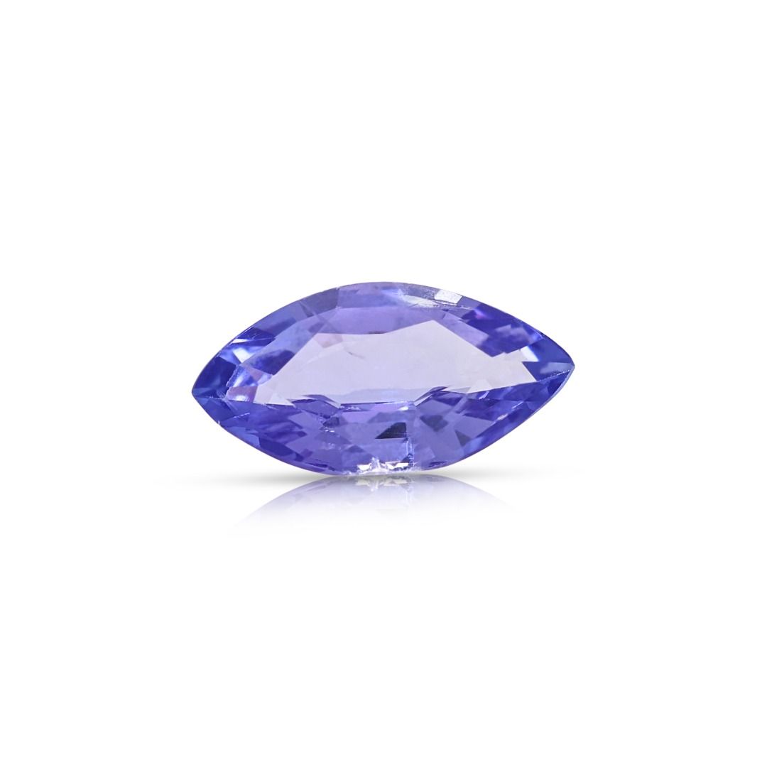 Electric 0.96ct Natural Blue Tanzanite Marquise Cut Gemstone
