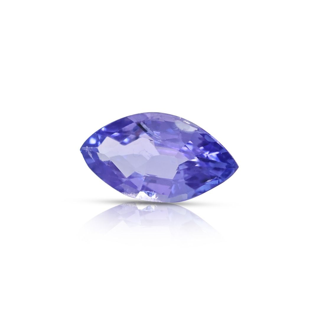 Electric 0.96ct Natural Blue Tanzanite Marquise Cut Gemstone