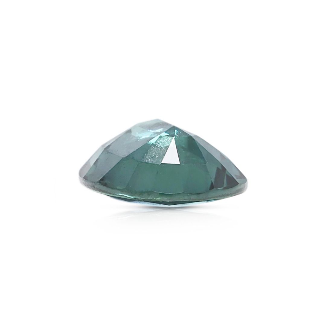Elegant 1.43ct Oval Greenish Blue Sapphire Loose Gemstone with NGI Certificate