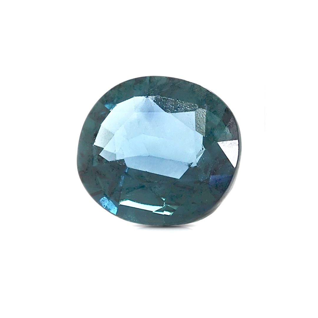 Elegant 1.43ct Oval Greenish Blue Sapphire Loose Gemstone with NGI Certificate