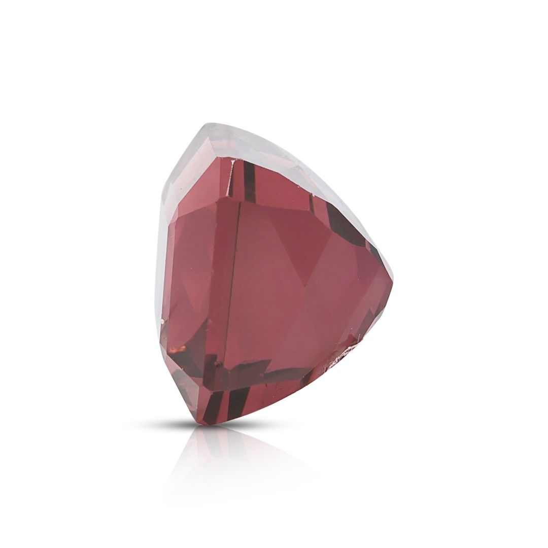 Elegant 7.39ct Bi-Color Rectangular Modified Brilliant Natural Tourmaline Loose Gemstone with NGI Certificate