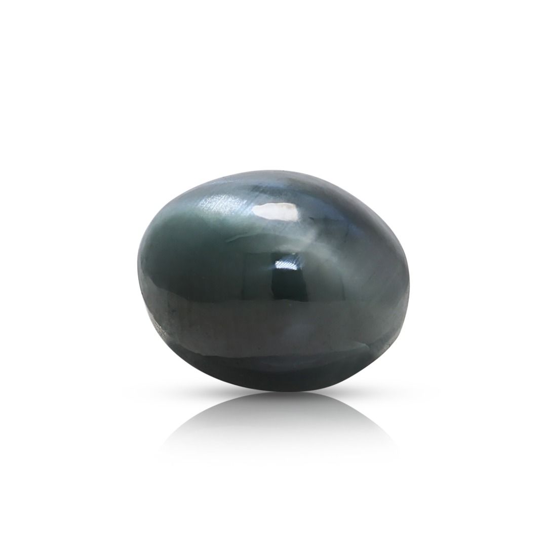 Enchanting 2.78ct GIA Certified Color-Change Natural Chrysoberyl Oval Double Cabochon
