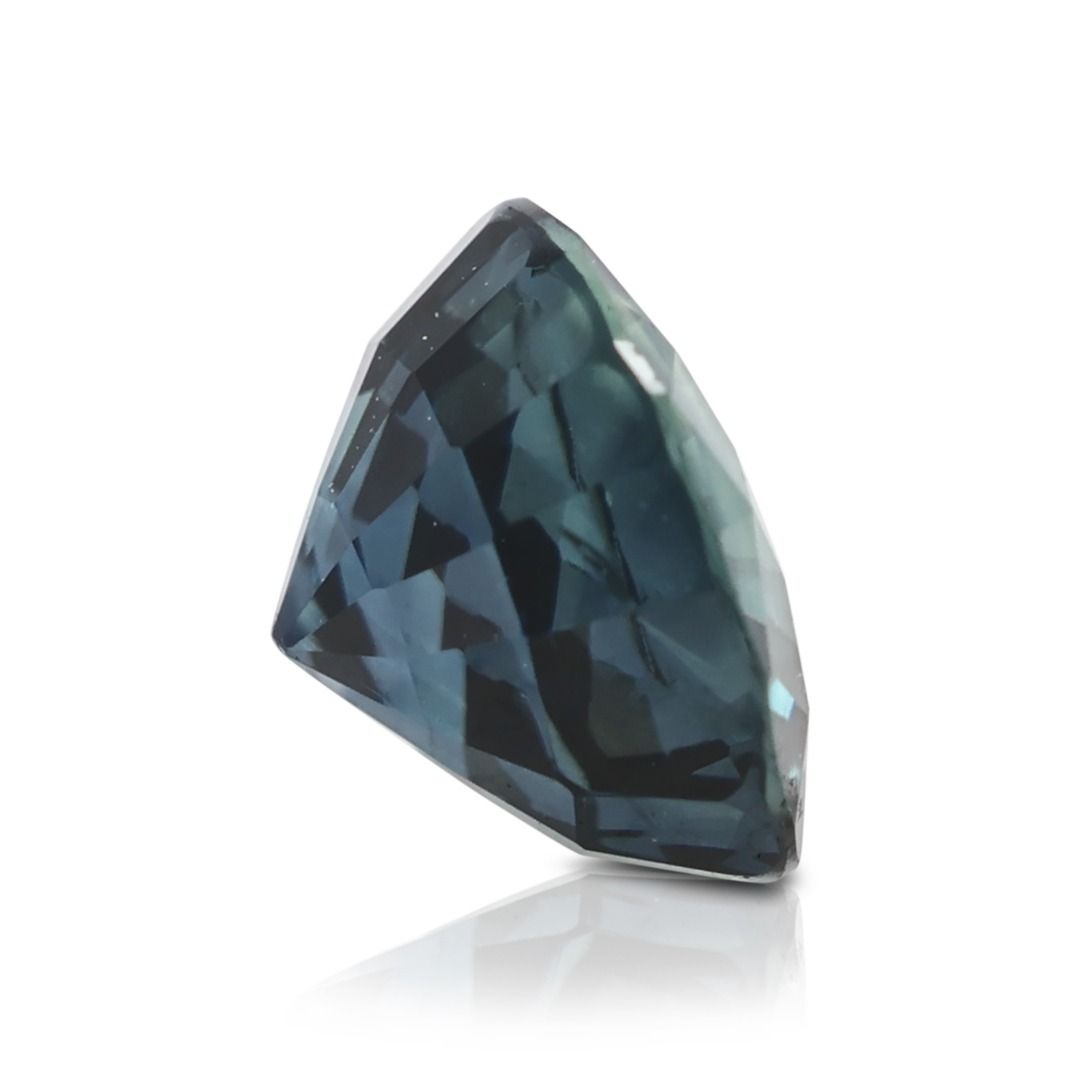 Enigmatic 1.20ct Natural Dark Blue Oval Sapphire Loose Gemstone