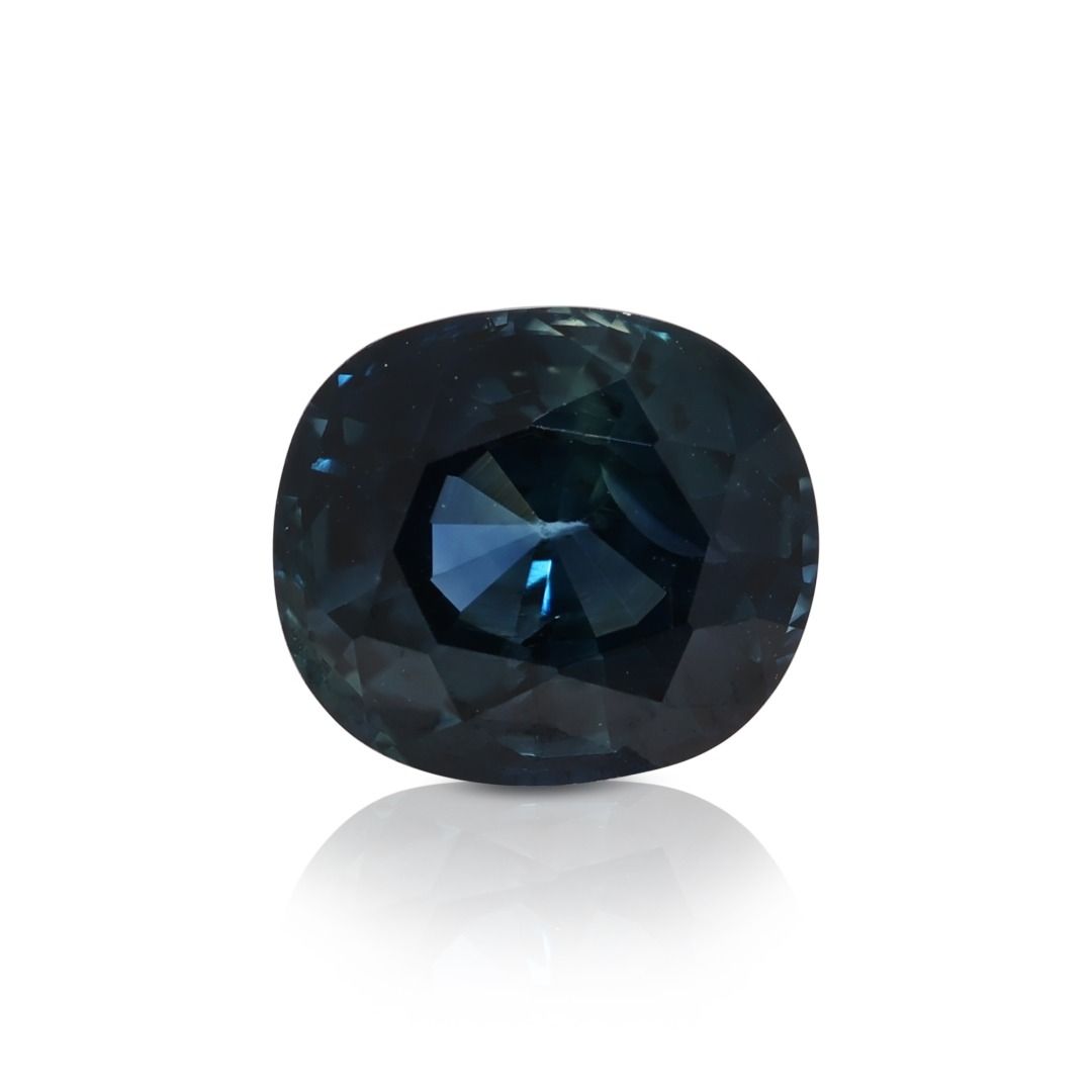 Enigmatic 1.20ct Natural Dark Blue Oval Sapphire Loose Gemstone