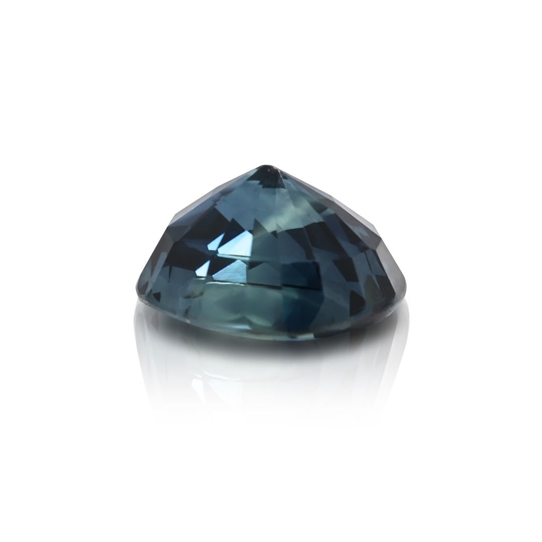 Enigmatic 1.20ct Natural Dark Blue Oval Sapphire Loose Gemstone