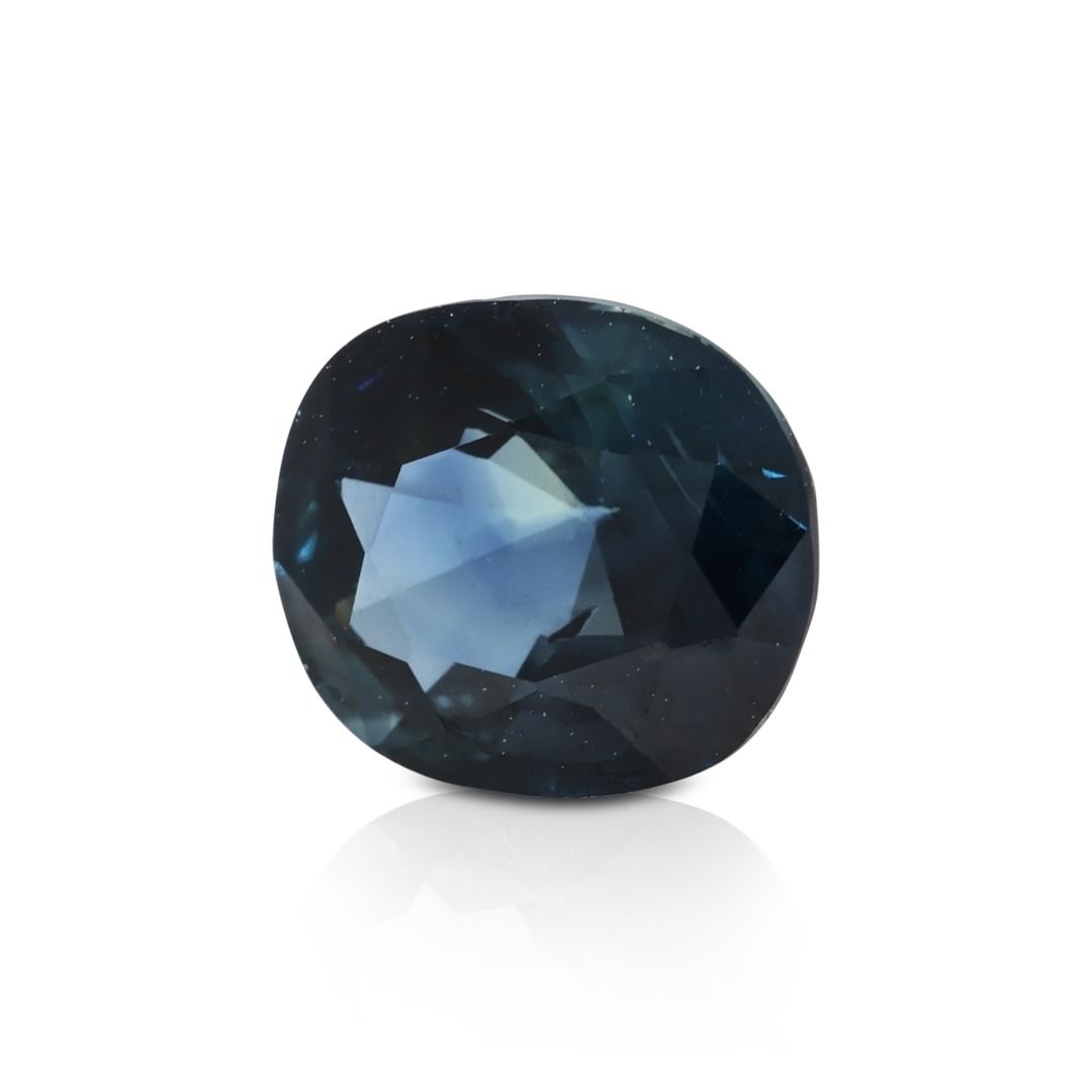 Enigmatic 1.20ct Natural Dark Blue Oval Sapphire Loose Gemstone