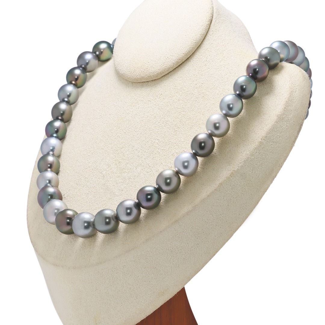 Exquisite 10.9mm South Sea Pearl Silver Necklace (New)