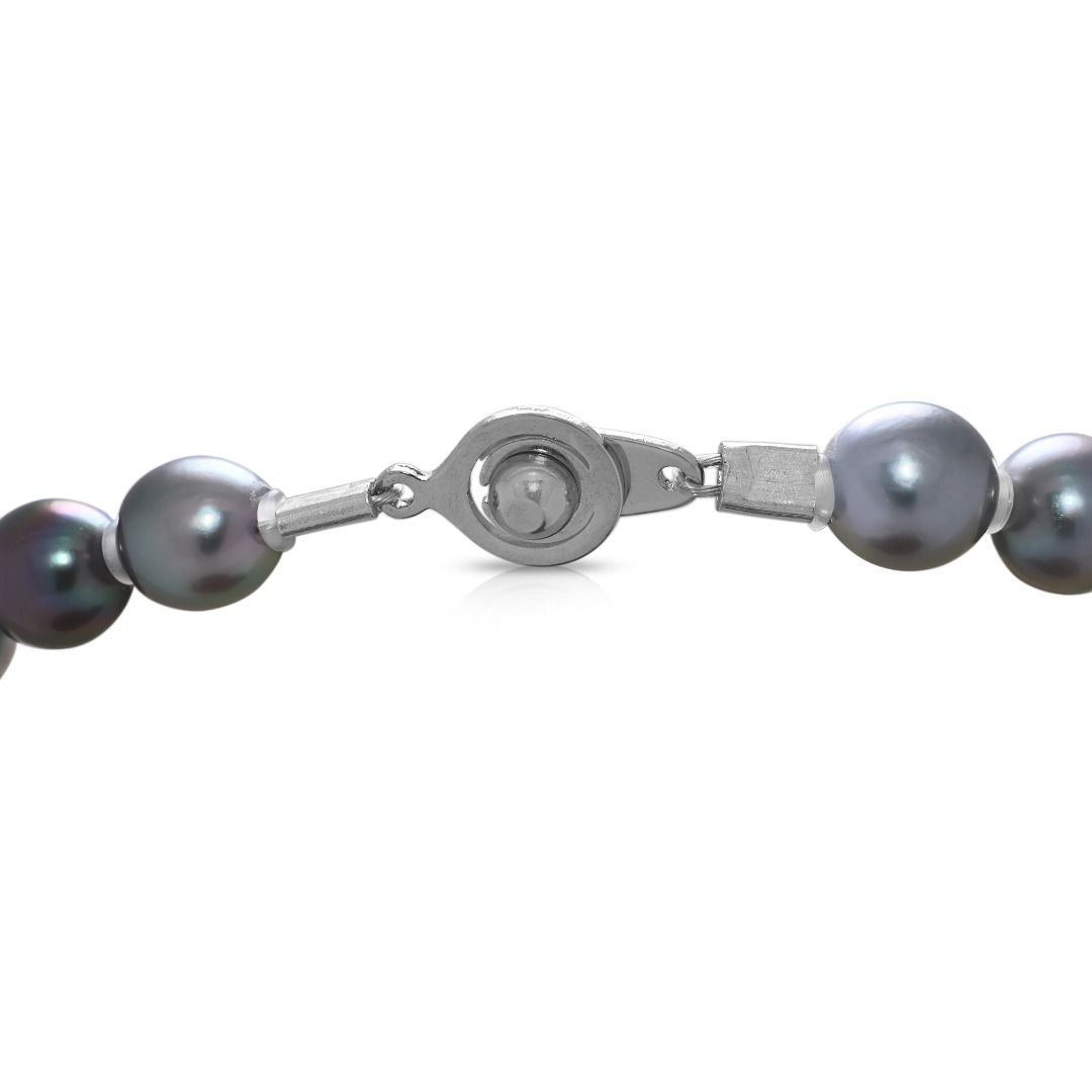 Exquisite 10.9mm South Sea Pearl Silver Necklace (New)