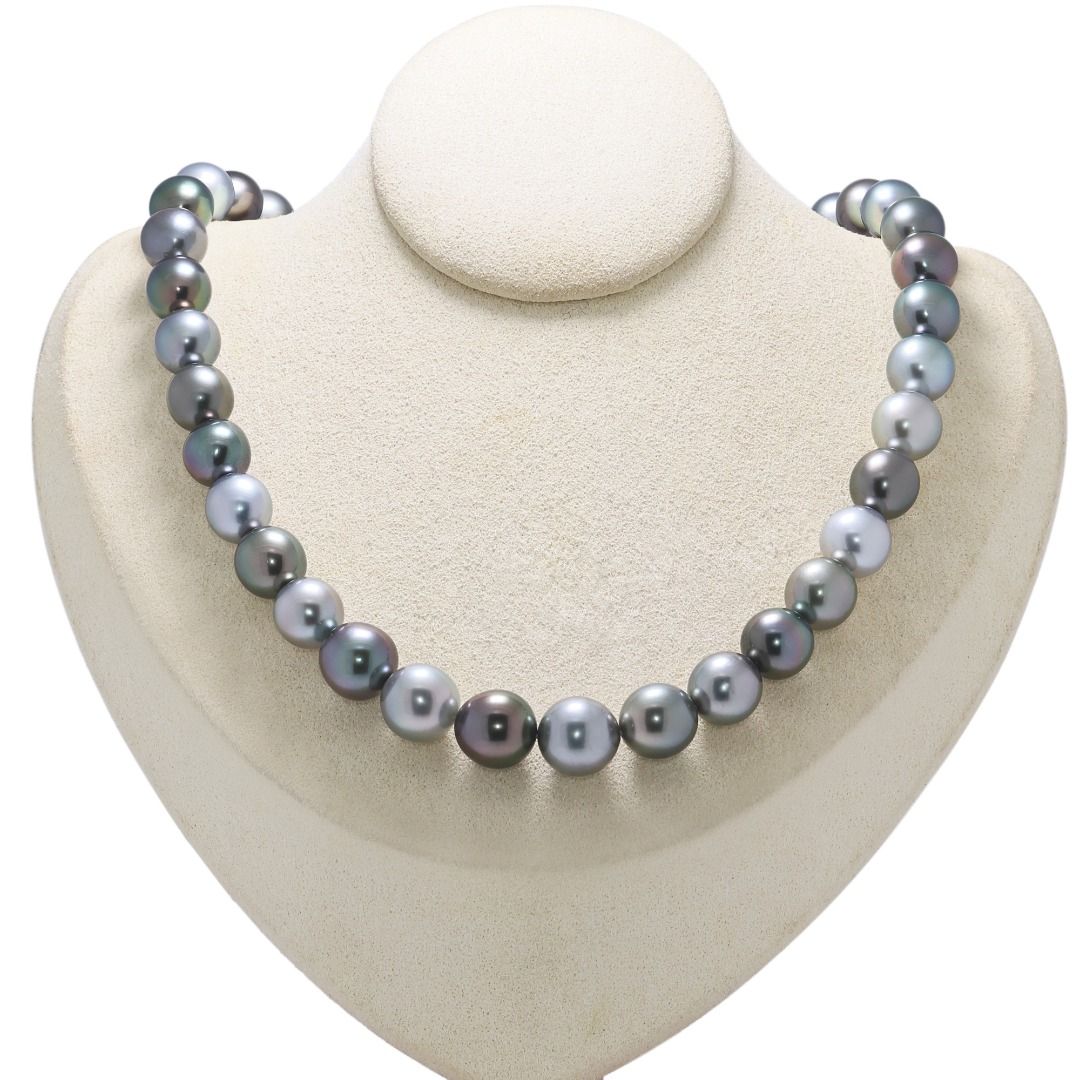 Exquisite 10.9mm South Sea Pearl Silver Necklace (New)