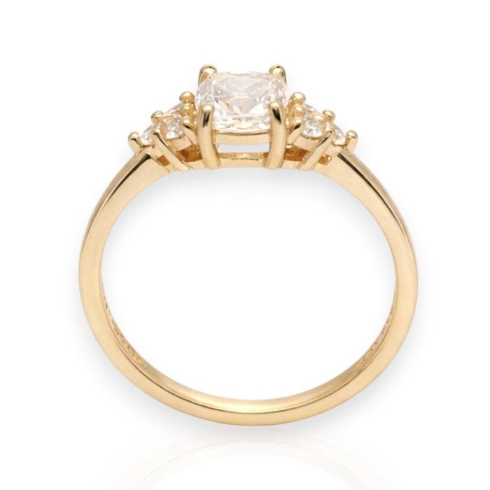 GCI Certified 1.22ct Diamonds 7-Stone Ring in 18k Yellow Gold